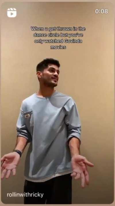 The classic govinda dance can’t be anymore wholesome