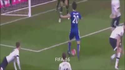 Each recent year of FIFA summed up by a real goal
