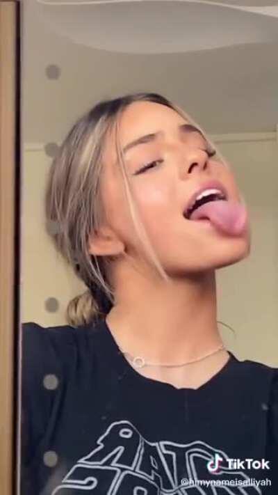 I think she deleted this but damn