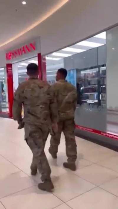 Guy went full nuts to get a reaction. Good thing they kept it cool.