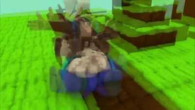 Steve raping banjo animation