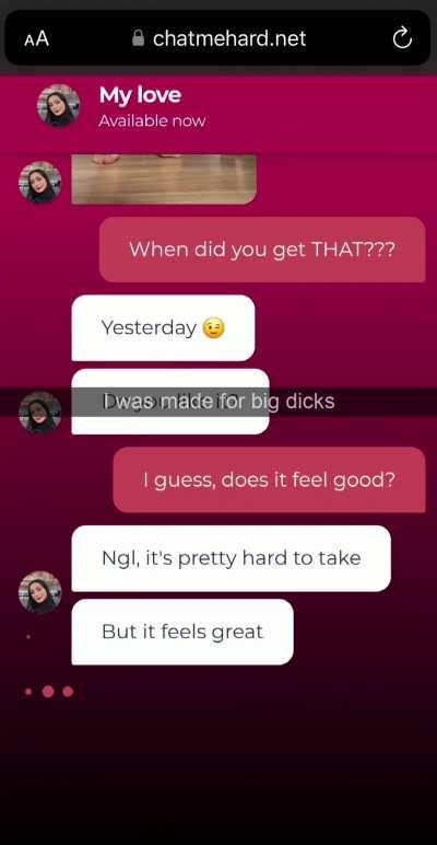 I was made for big dicks