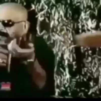 A Bullet cannot stop a man's Salaat, Allahu Akbar.