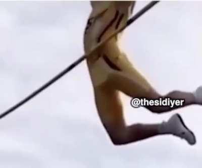 When your dick is so big, it gets in the way