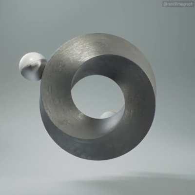 Dualism: 1 Mobius Strip + 2 Balls