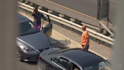 Cop fathers two road rage BOYS