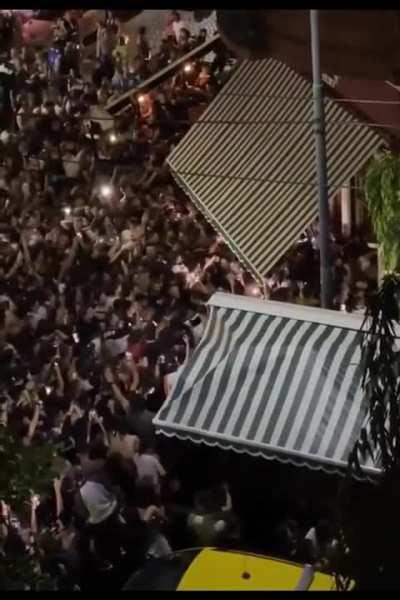 When Messi is having dinner in Argentina