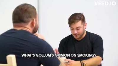 What is Gollum's favourite food?