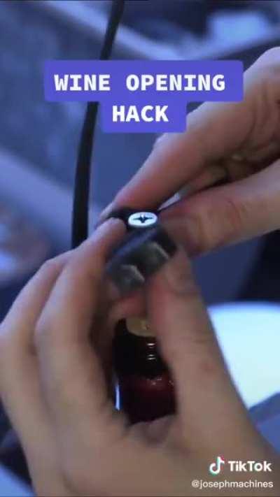 How to open a bottle of wine.