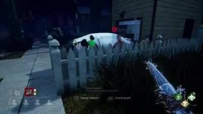 Today is my birthday and I was feeling a bit down. But I ran into this random group of survivors who put on an entire show for me. I cracked up the entire match and they definitely made my day :)