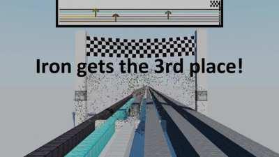 All pickaxes racing against each other.