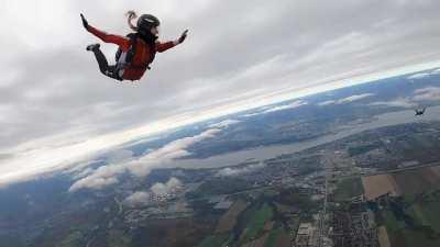 It's always special to jump from a helicopter