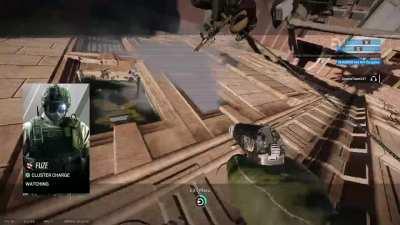 Fuze nearly gets an amazing ace.