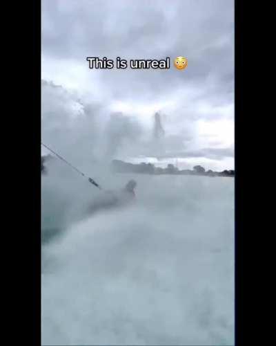 Doing push ups on water!!