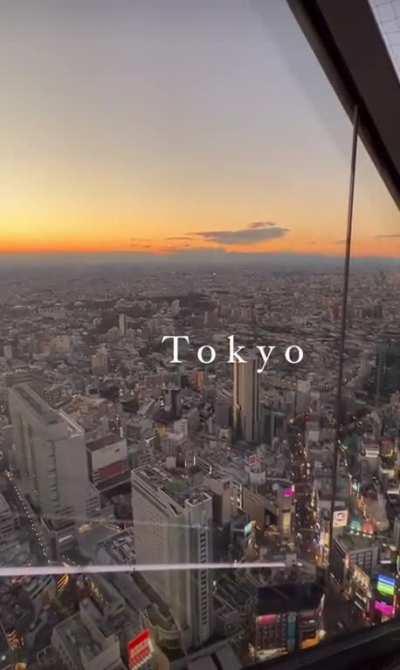 Escalator On The Top Of A Japanese Building
