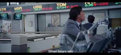Bulls vs Bears when they finally get there way.