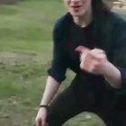 HMB while I nearly die rolling down a hill in a tire