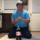 Choking on a black coke