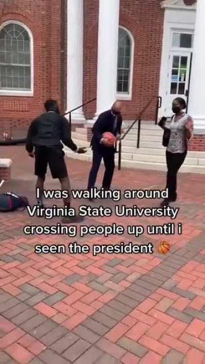 College president destroying this man's whol career