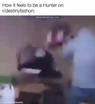 Oh you there’s a tiny bit a black on your Hunter? Edgy