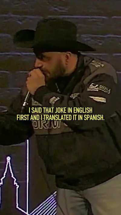 Racist interrupts comedy show