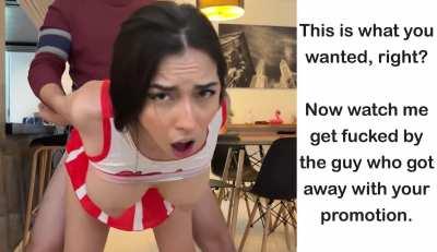 First he takes your promotion from you - then he takes more - [Beta GIF by hypnotic-seagull]