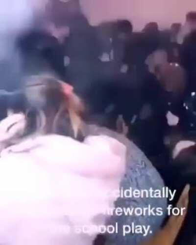Fireworks for a school play