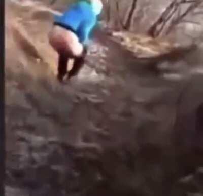 Very pleasant surprise on Russian bike trail