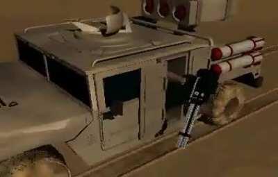 Hummer sample rendering for LightWave 3D (1995)