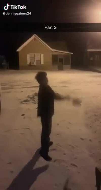 The kid could literally have his face burned off