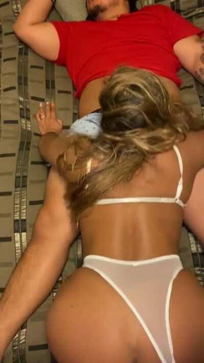 Spit Roasted by Hubby and a BBC stranger