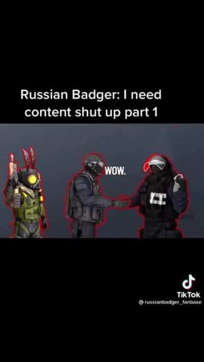 Russian Badger is amazing xD