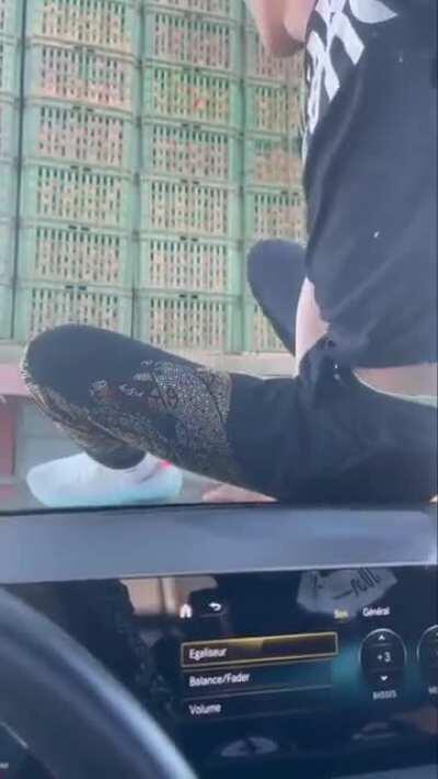 Just grabbing some highway oranges