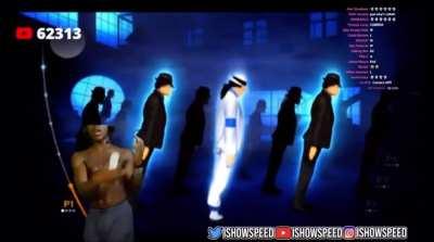 Bro is like Michael Jackson💀