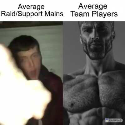 Gigachad Team players that play any role.