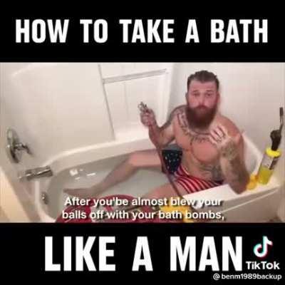 how to bath
