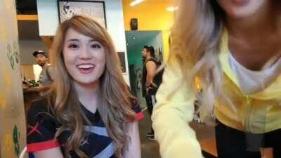 Fuslie teasing us with the view