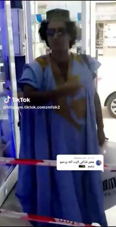 New gaddafi appears in Algeria