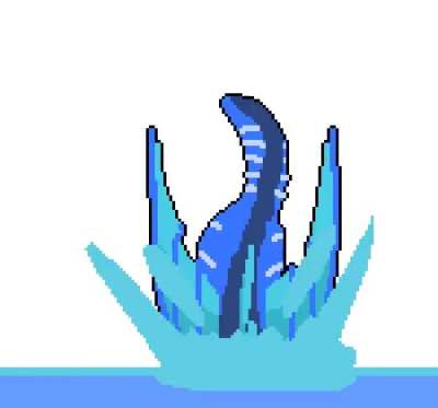 My Seawing dragon going for swim! Artist's discord kept secret for safety reasons