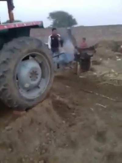 Machinery and dangly clothes...