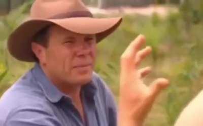 The most passionate 34 seconds ever caught on camera. The man with a plan to save the world, Steve Irwin.