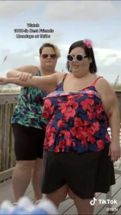 How is her fat distributed like that???