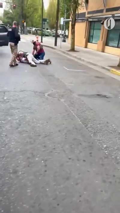 Portland: ICE Agent Pins Man Facedown for Over 2 Minutes “I Can’t Breathe” Heard 5 Times