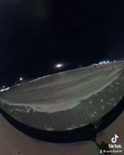 Had the local track to ourselves for a bit. One of best drivers was running the wall all day so we set up some cameras.