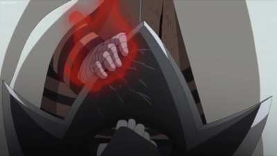 Naruto scared the Mangekyo outta Shin's sharingan