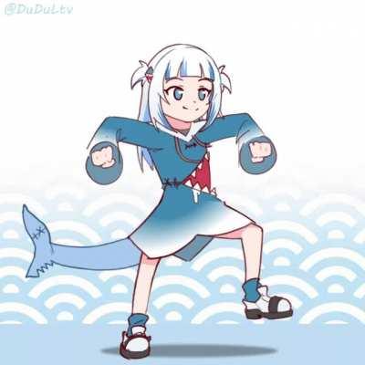 Gura does distraction dance