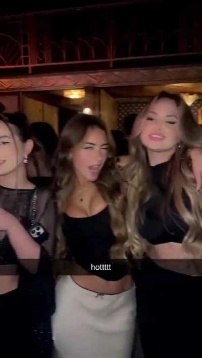 Gabi at a party with Duda and Camila 🍒 (Mads Lewis Snapchat) 