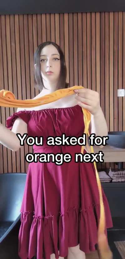 Hope you like orange 🧡