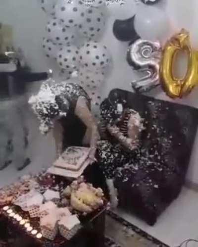 WCGW using flammable sprays near candles?