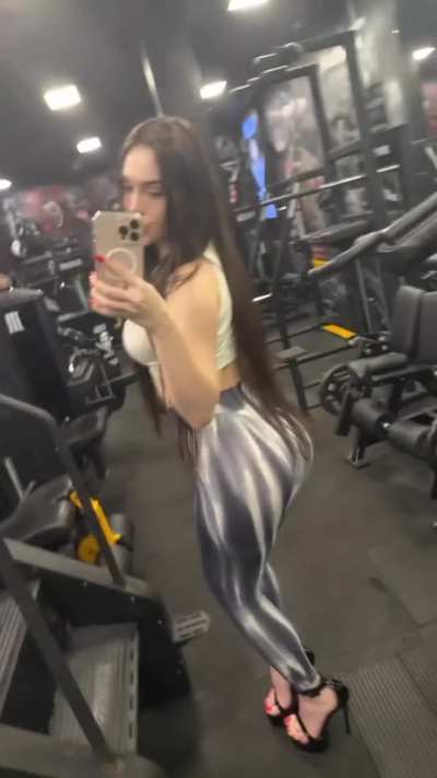 At the gym